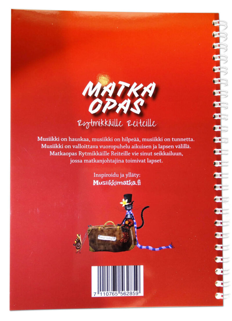 Matkaopas Rytmikkäille Reiteille + Lähdetään Musiikkimatkalle QR-kortti