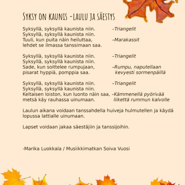 Musiikkimatkan Soiva Vuosi