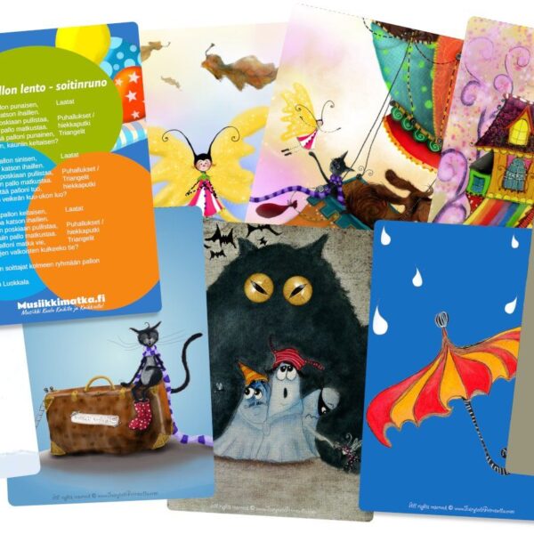 Musiikkimatkan keräilykortit