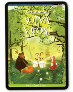 Soiva Vuosi nuotit & ukulelen soinnut E-kirja
