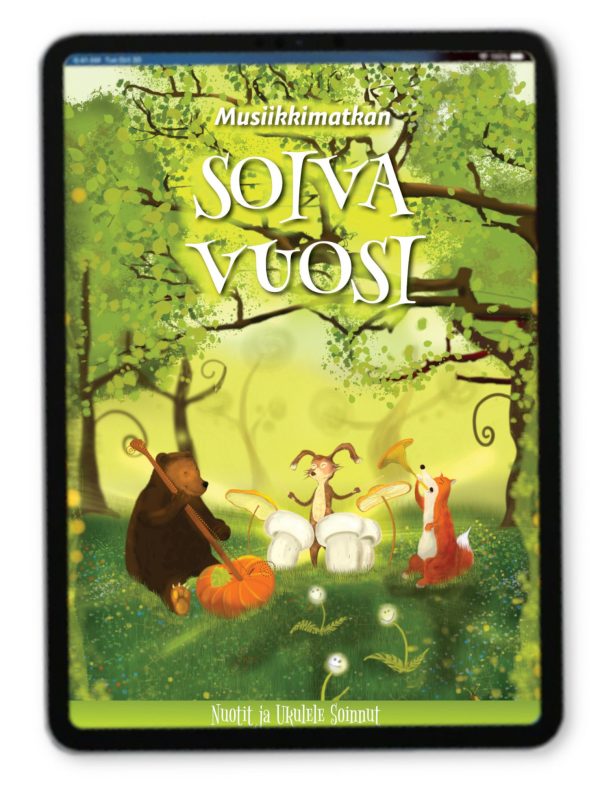 Soiva Vuosi nuotit & ukulelen soinnut E-kirja
