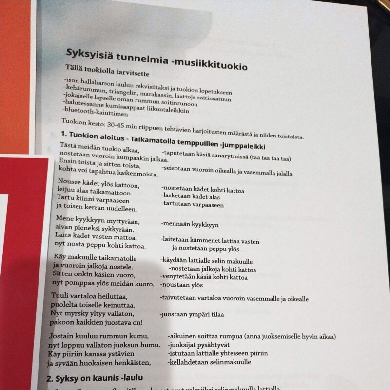 Valmiit musiikki- ja leikkituokiot 3-6-vuotiaille