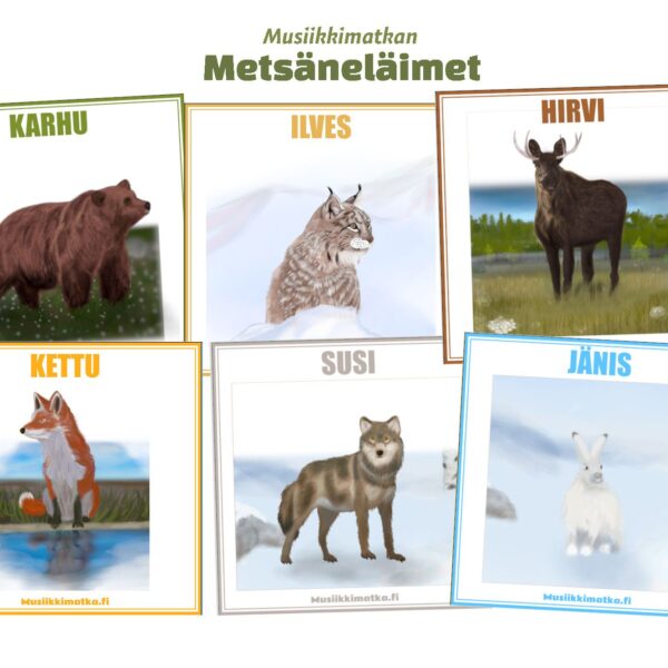 Metsän, veden ja viidakon elämää