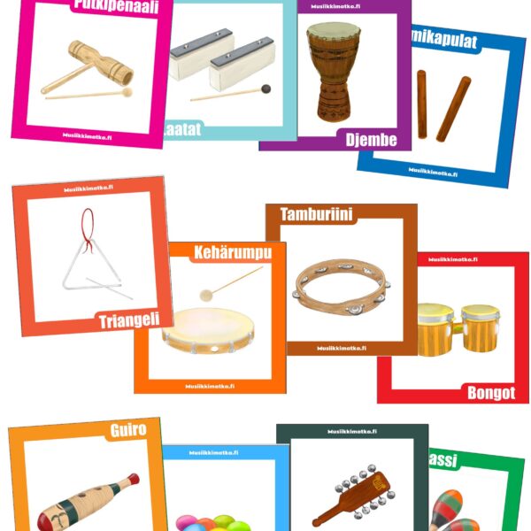 Valmiit musiikki- ja leikkituokiot -paketti