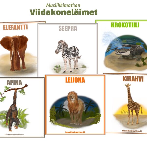 Metsän, veden ja viidakon elämää